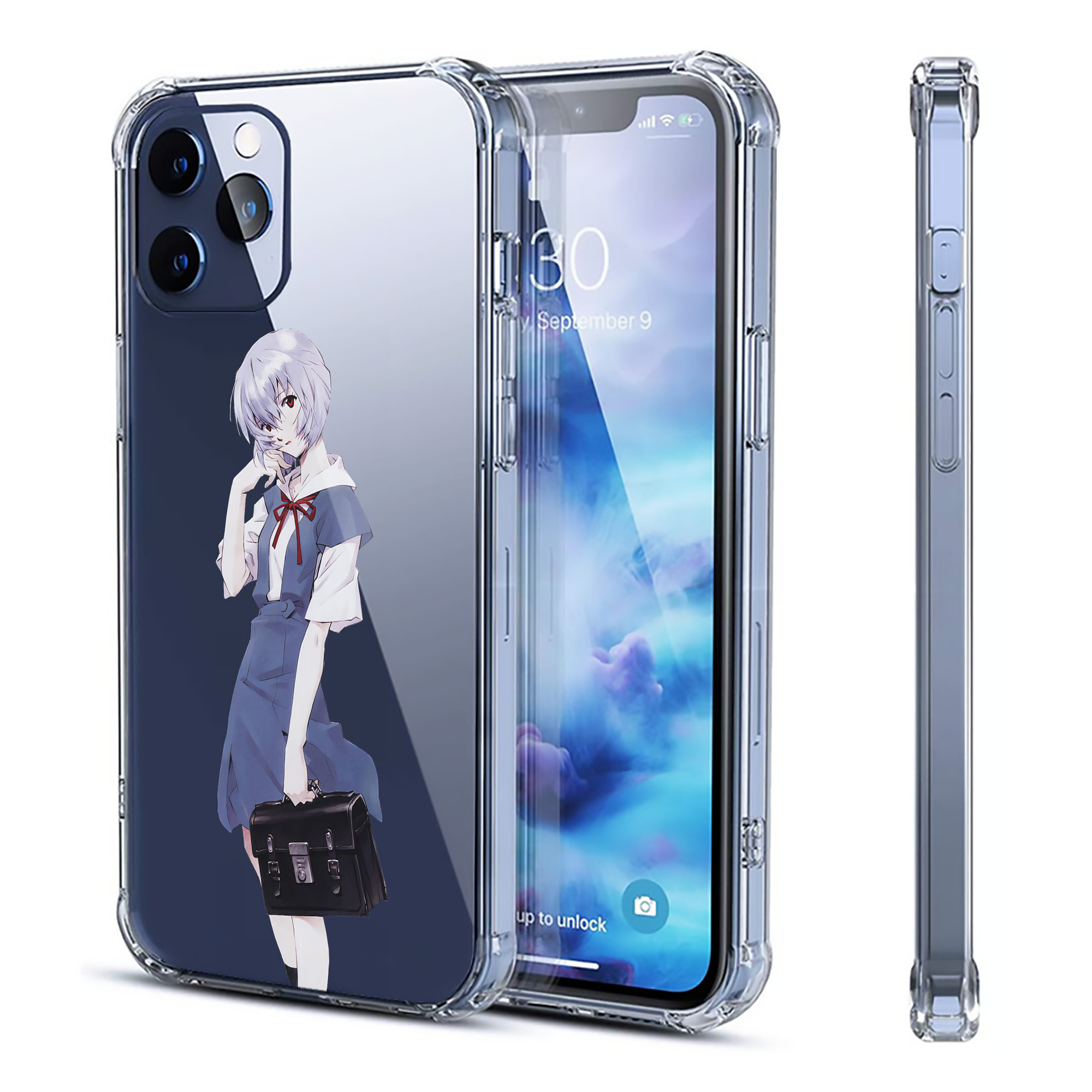 （画像用） EVA 新世紀エヴァンゲリオン 【iPhone 12シリーズ対応】透明スマホケース（クリアソフトケース）